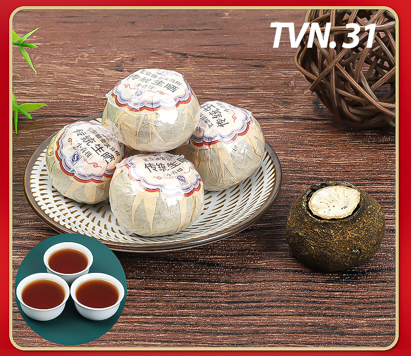 Phổ nhĩ quít - 25 quả - trắng vàng