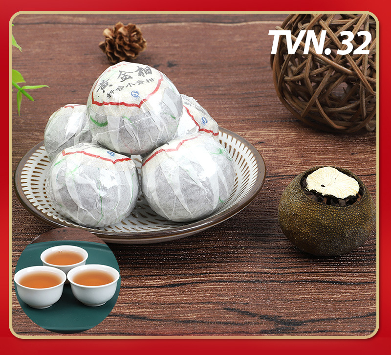 Phổ nhĩ quít - 25 quả - trắng tinh