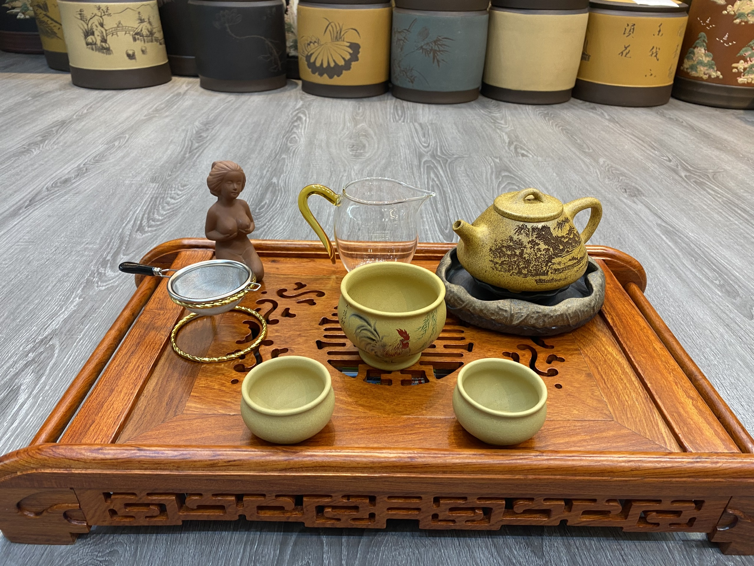 Combo Bộ Bàn Trà Tự Ghép ( Huệ 2 )