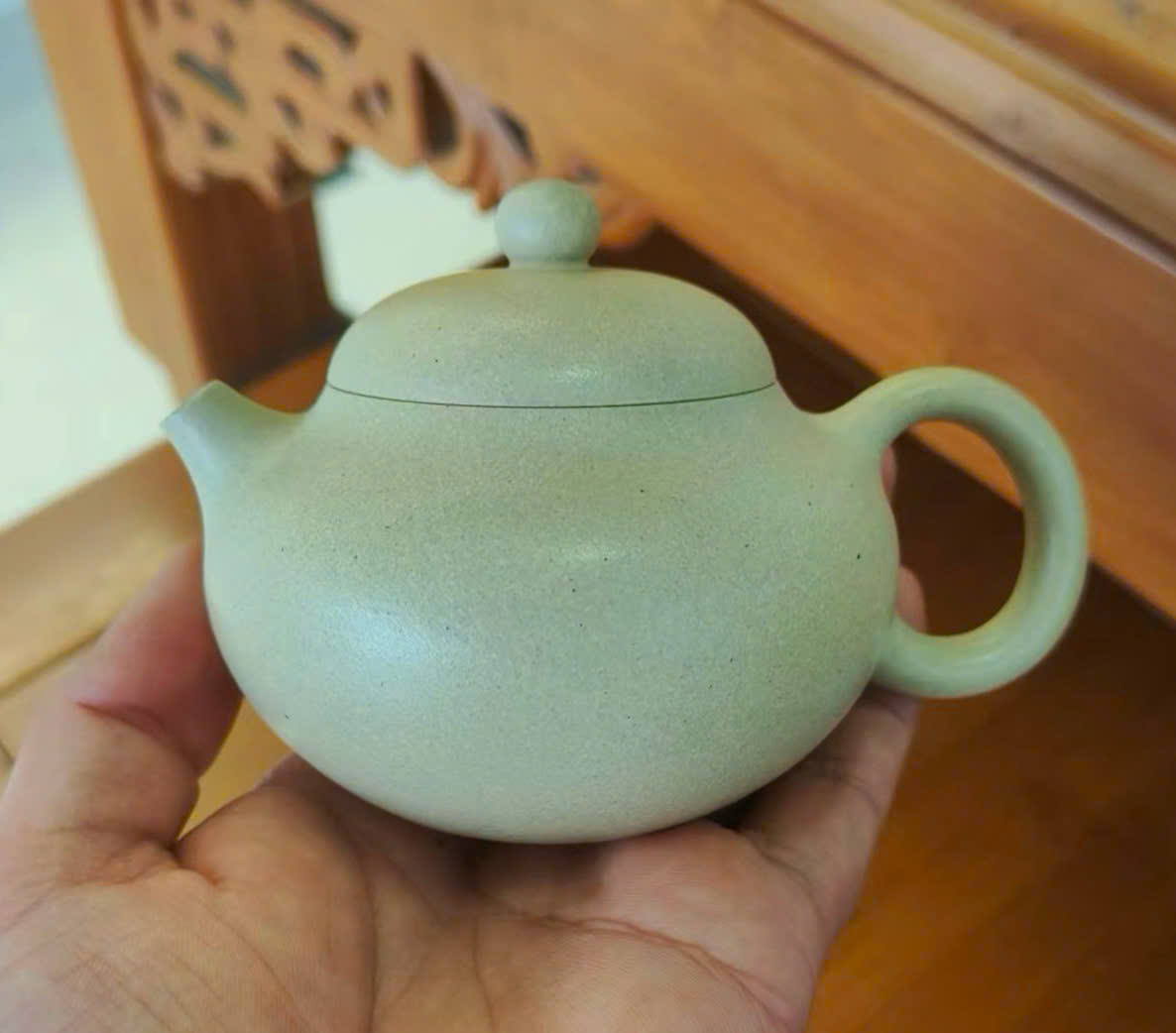 Ấm Văn Đán - Bổn Sơn Lục - NN Dương Chí Cầm - Dung tích 170 ml- Kt 11.5x9x7.6cm