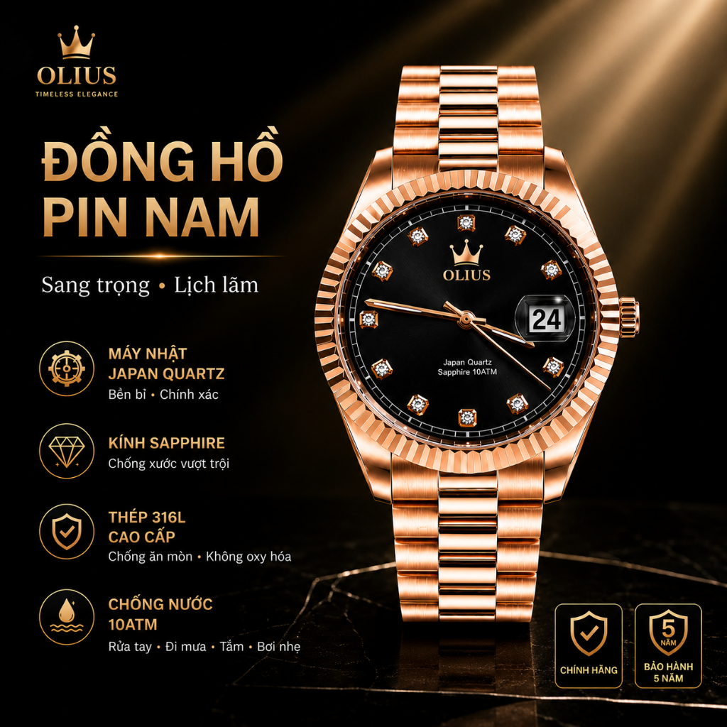 ĐỒNG HỒ NAM OLIUS – AUTOMATIC | QUARTZ | SMART WATCH
