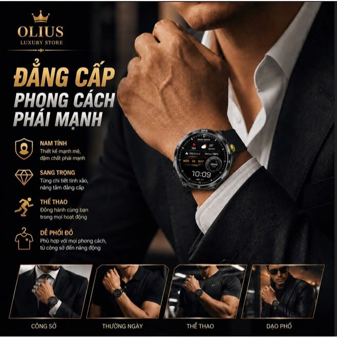 ĐỒNG HỒ NAM OLIUS – AUTOMATIC | QUARTZ | SMART WATCH
