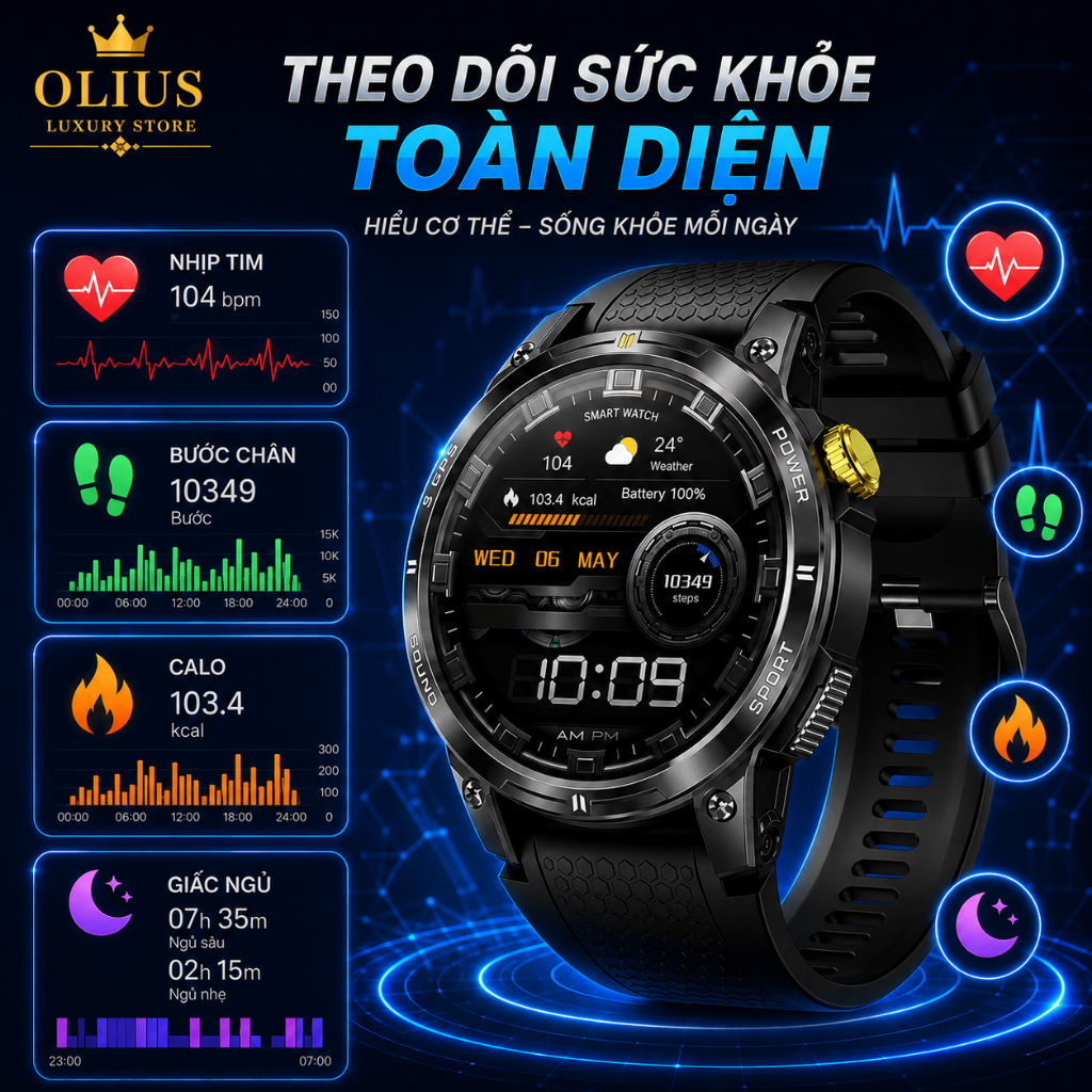 ĐỒNG HỒ NAM OLIUS – AUTOMATIC | QUARTZ | SMART WATCH