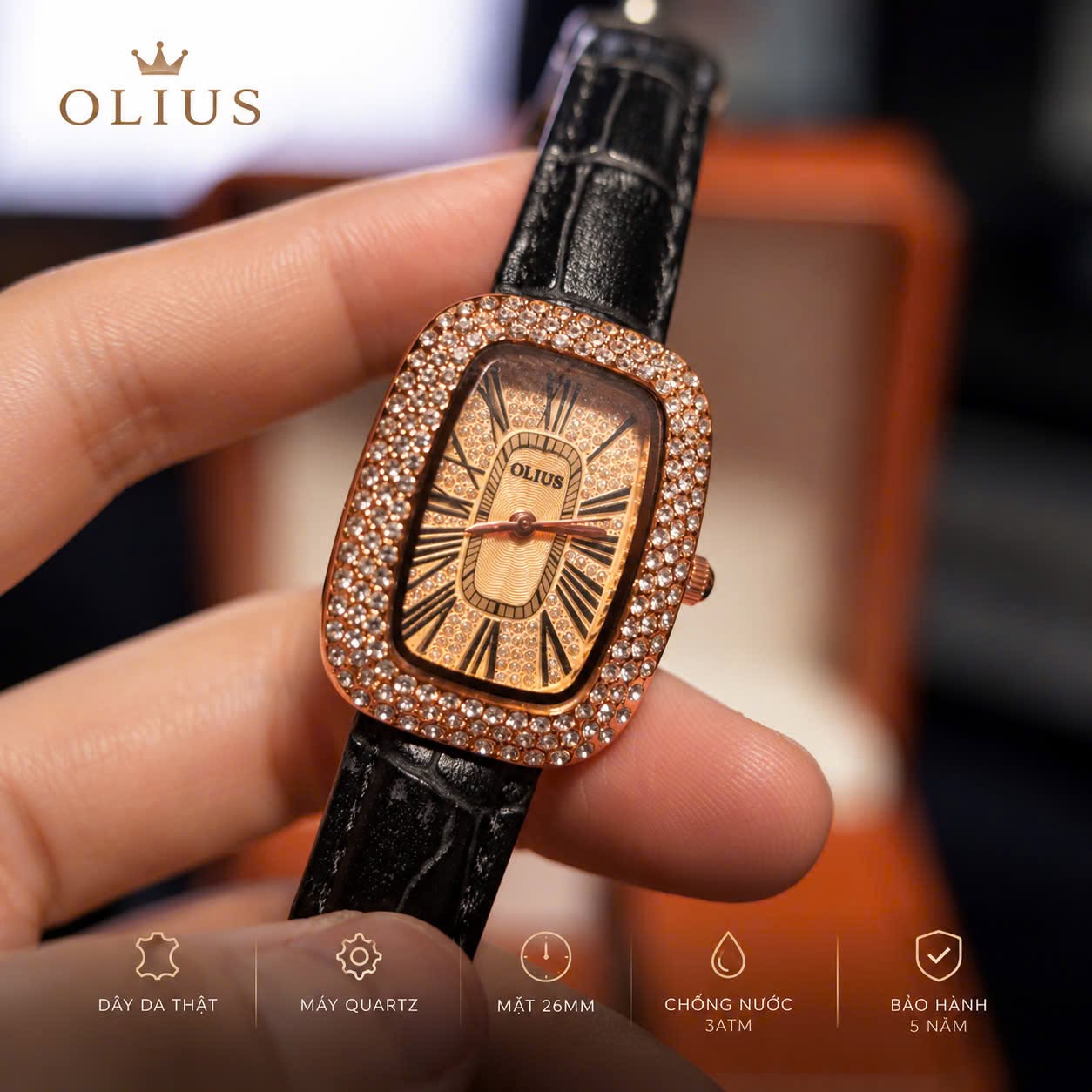 Đồng Hồ Pin OLIUS Nữ Chính Hãng