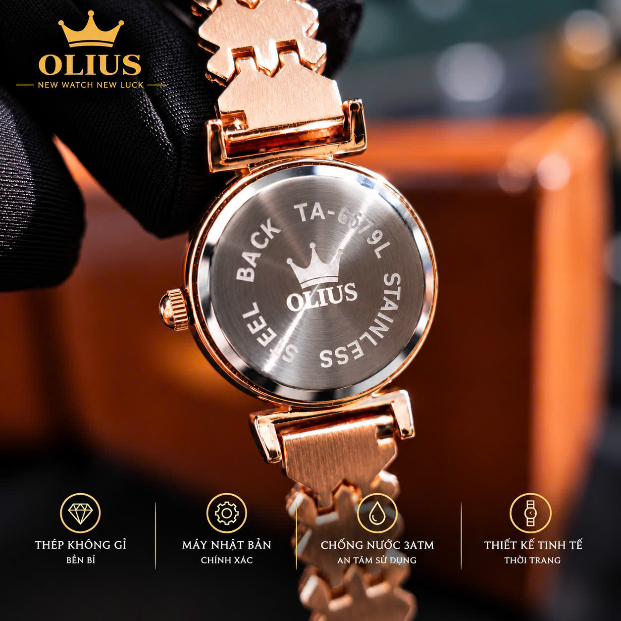 ĐỒNG HỒ NỮ OLIUS CAO CẤP