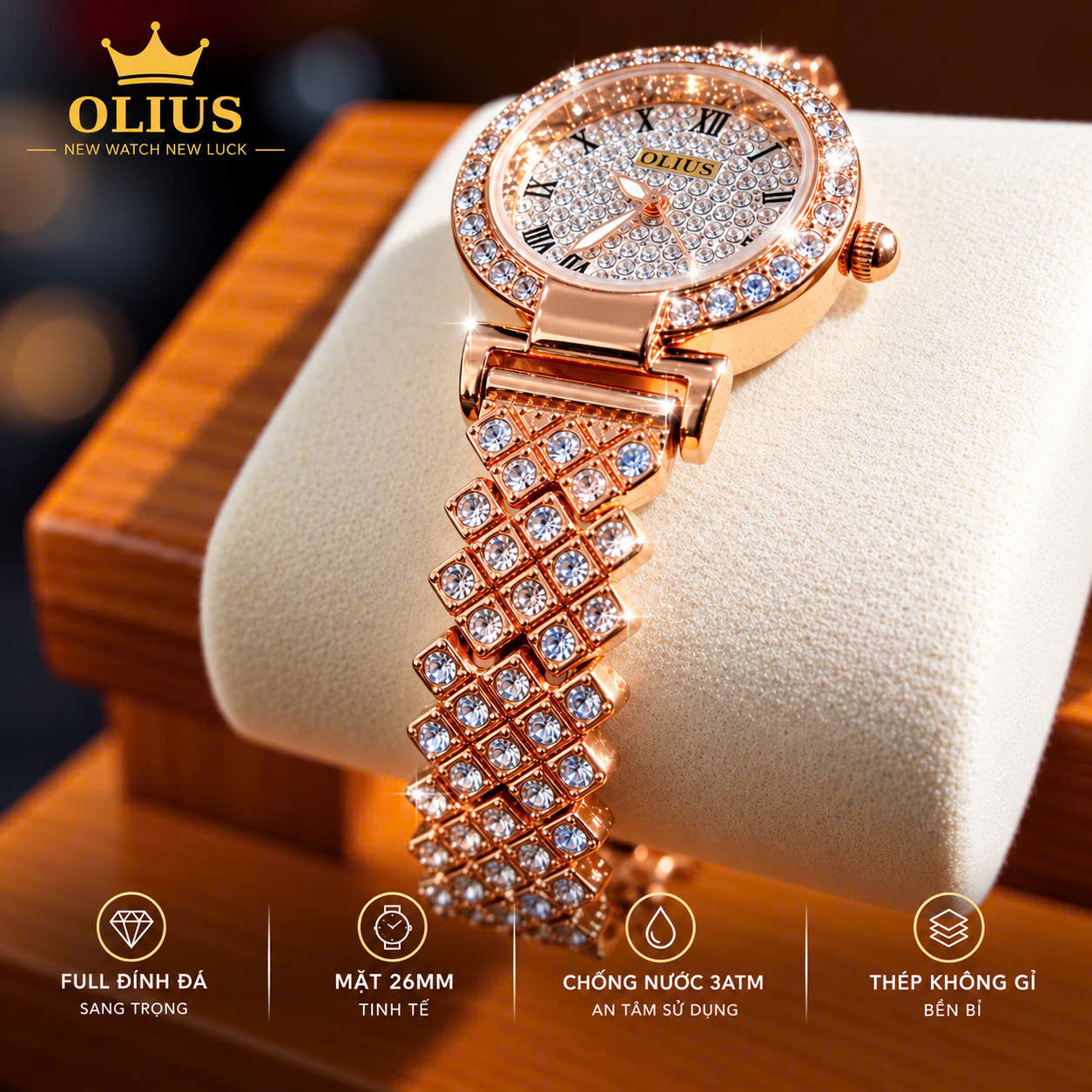 ĐỒNG HỒ NỮ OLIUS CAO CẤP
