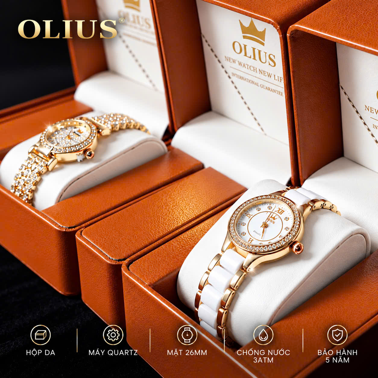 ĐỒNG HỒ NỮ OLIUS CAO CẤP
