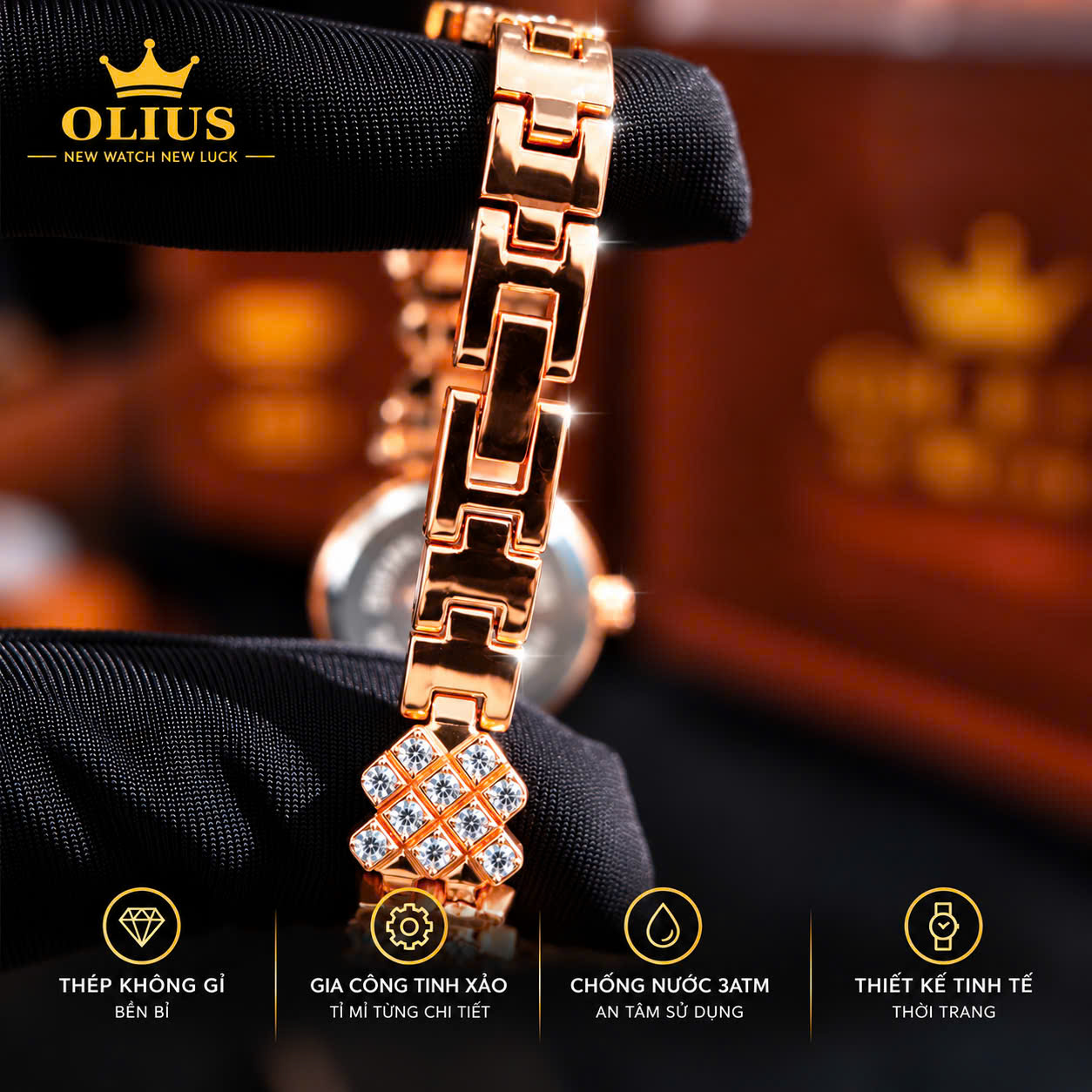 ĐỒNG HỒ NỮ OLIUS CAO CẤP
