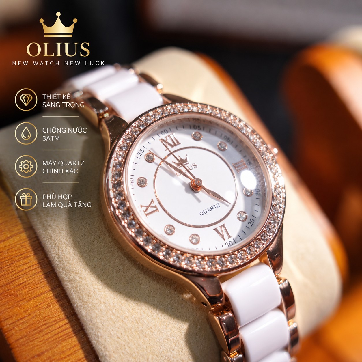 Đồng Hồ Pin OLIUS Nữ Chính Hãng