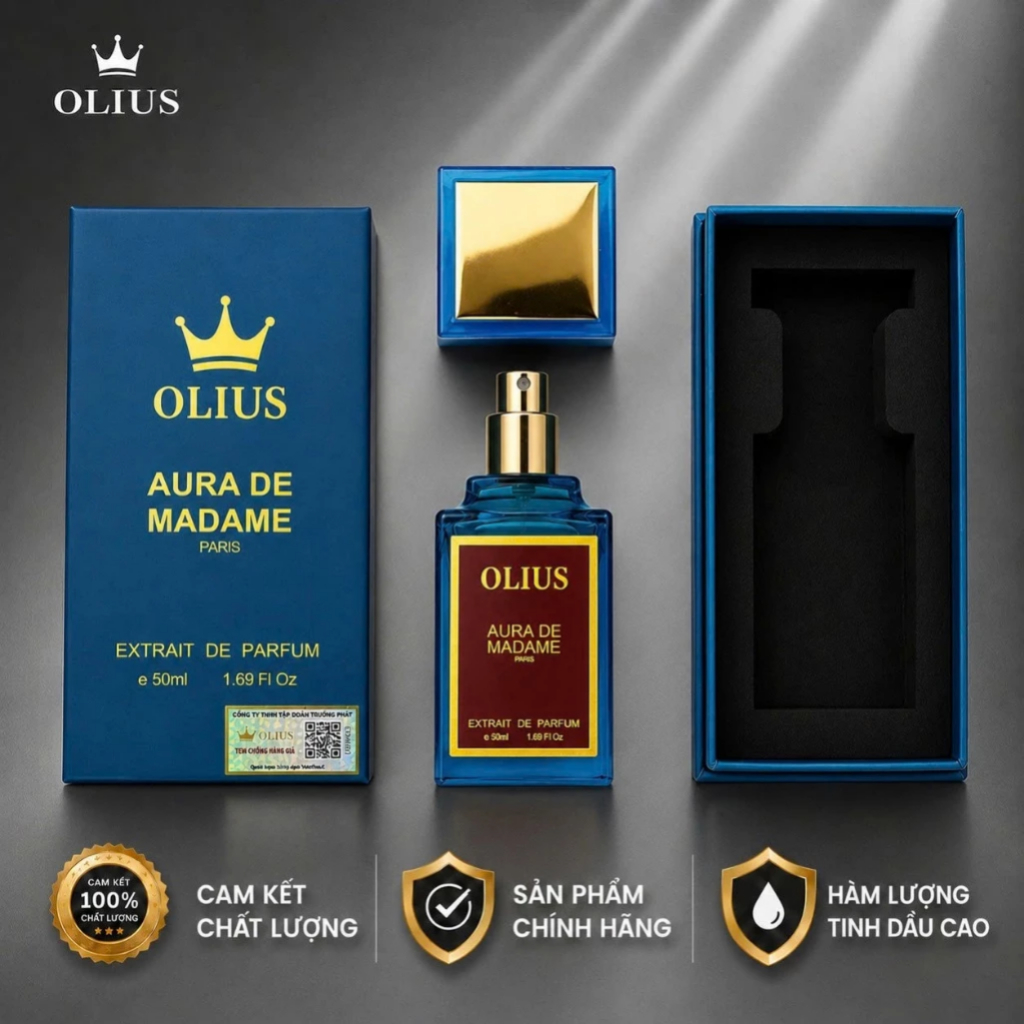 NƯỚC HOA OLIUS EXtrait de Parfum 50ml – HƯƠNG THƠM CỦA SỰ TỰ TIN VÀ PHONG CÁCH