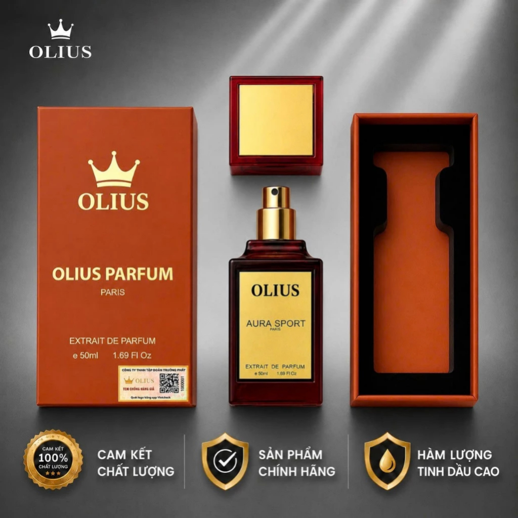NƯỚC HOA OLIUS EXtrait de Parfum 50ml – HƯƠNG THƠM CỦA SỰ TỰ TIN VÀ PHONG CÁCH