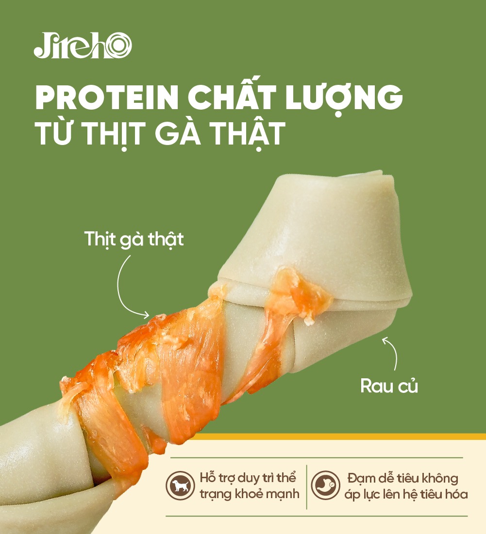 Xương quấn gà không chứa Gluten