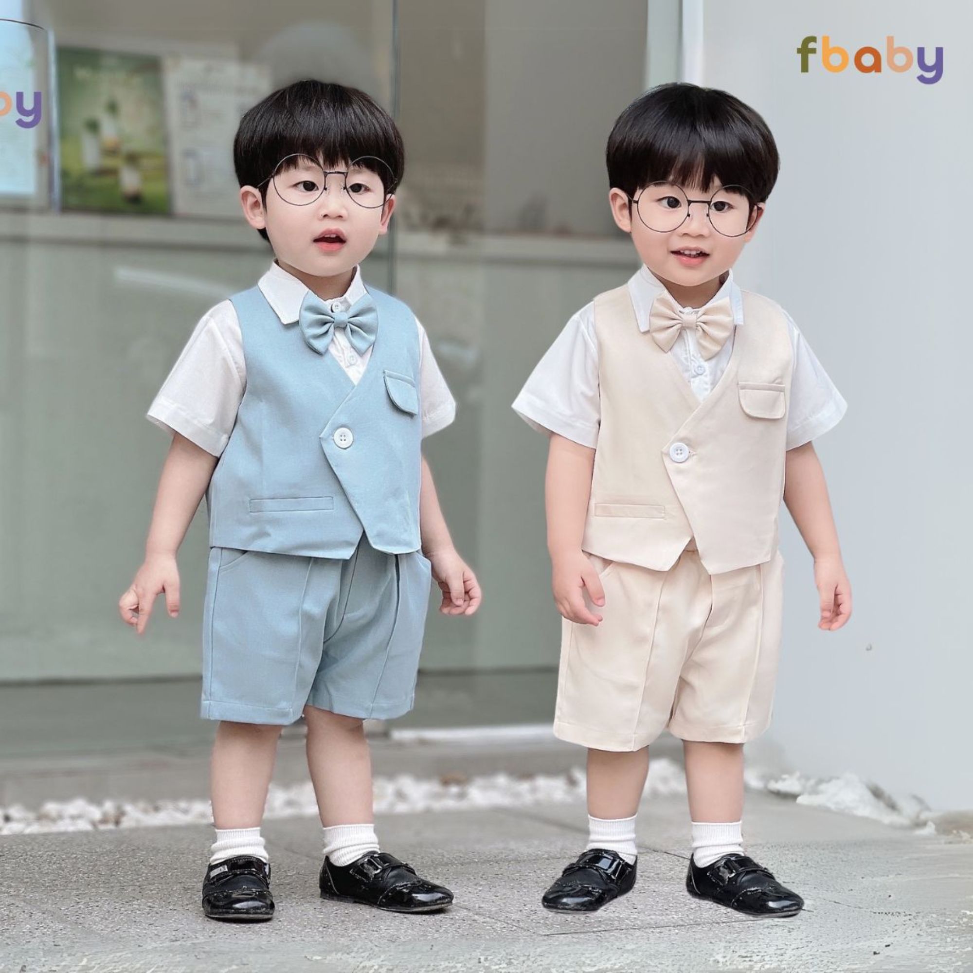 Set gile cộc 1 khuy