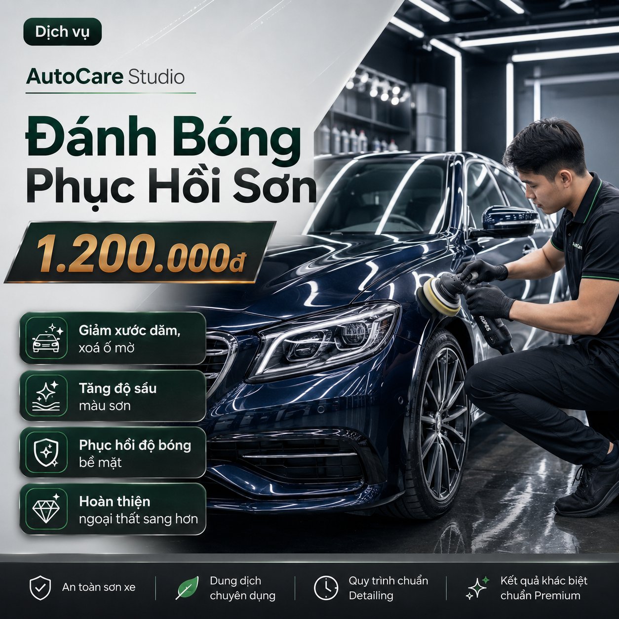 Đánh Bóng Phục Hồi Sơn