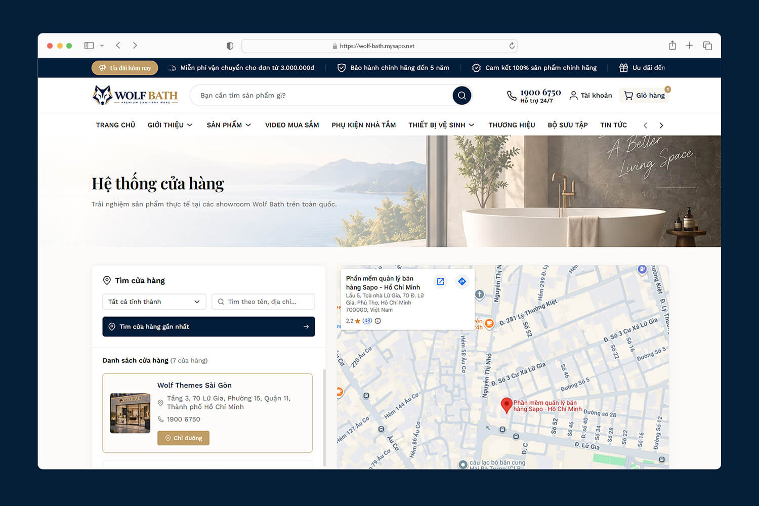 Hệ thống cửa hàng