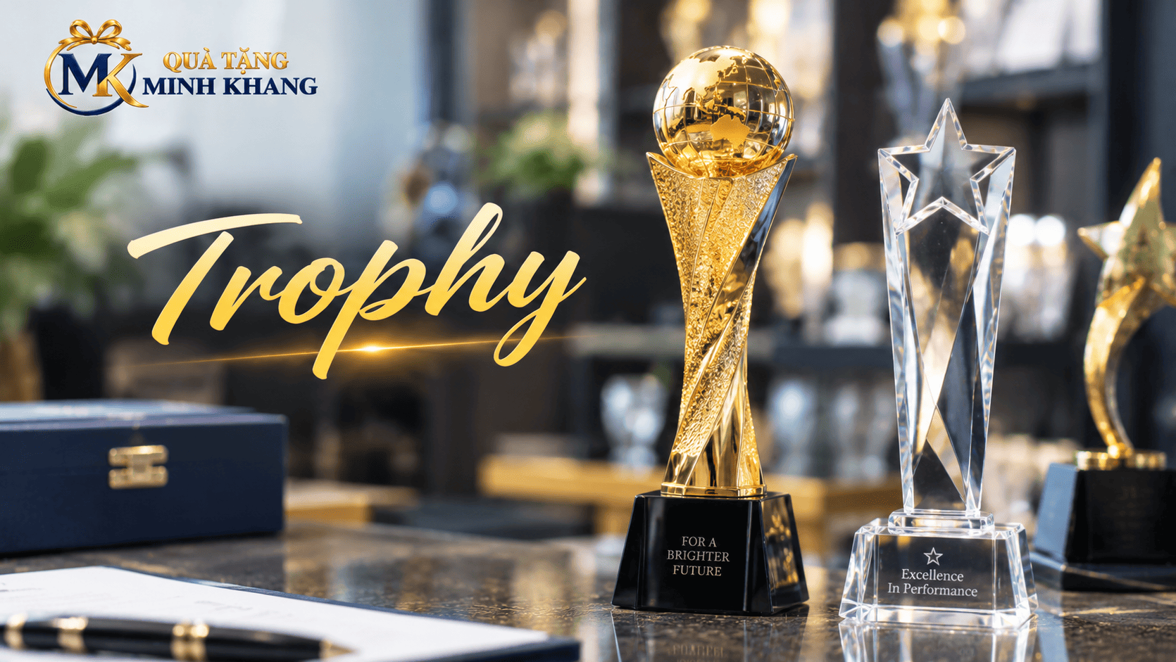 Lựa Chọn Mẫu Trophy Đẳng Cấp Cho Sự Kiện Doanh Nghiệp Và Thể Thao