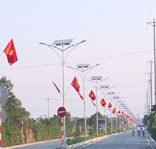 Cung cấp đèn NLMT cho dự án đường nông thôn kiểu mới xã Nghĩa Trụ - tỉnh Hưng Yên 2025