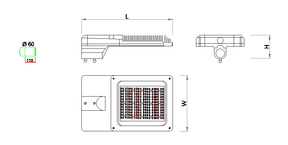 ĐÈN LED CHIẾU SÁNG ĐƯỜNG PHỐ BMC-S1