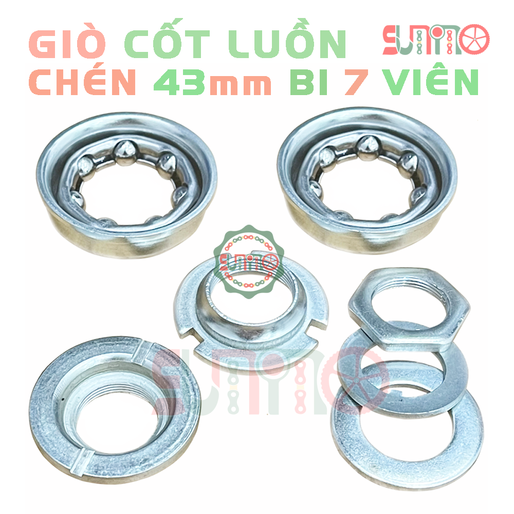 Bộ chén bi côn cho giò dĩa CỐT LUỒN xe trẻ em