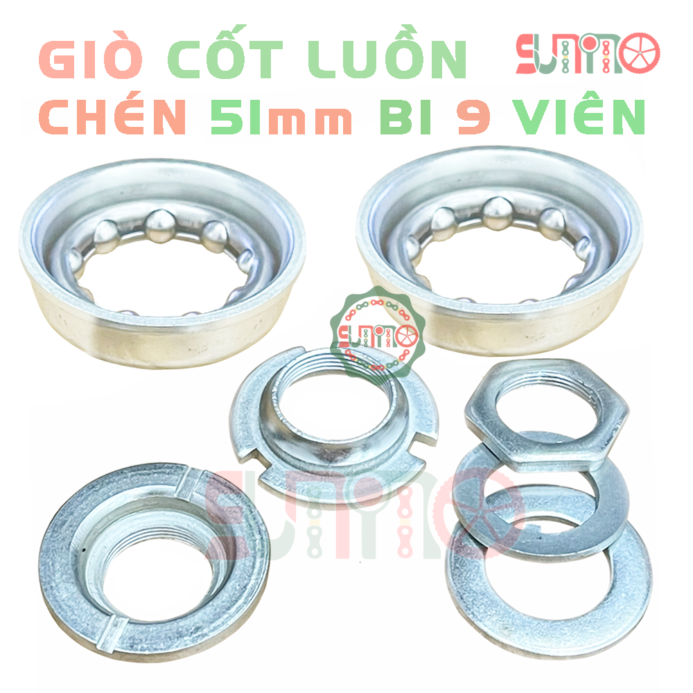 Bộ chén bi côn cho giò dĩa CỐT LUỒN xe trẻ em