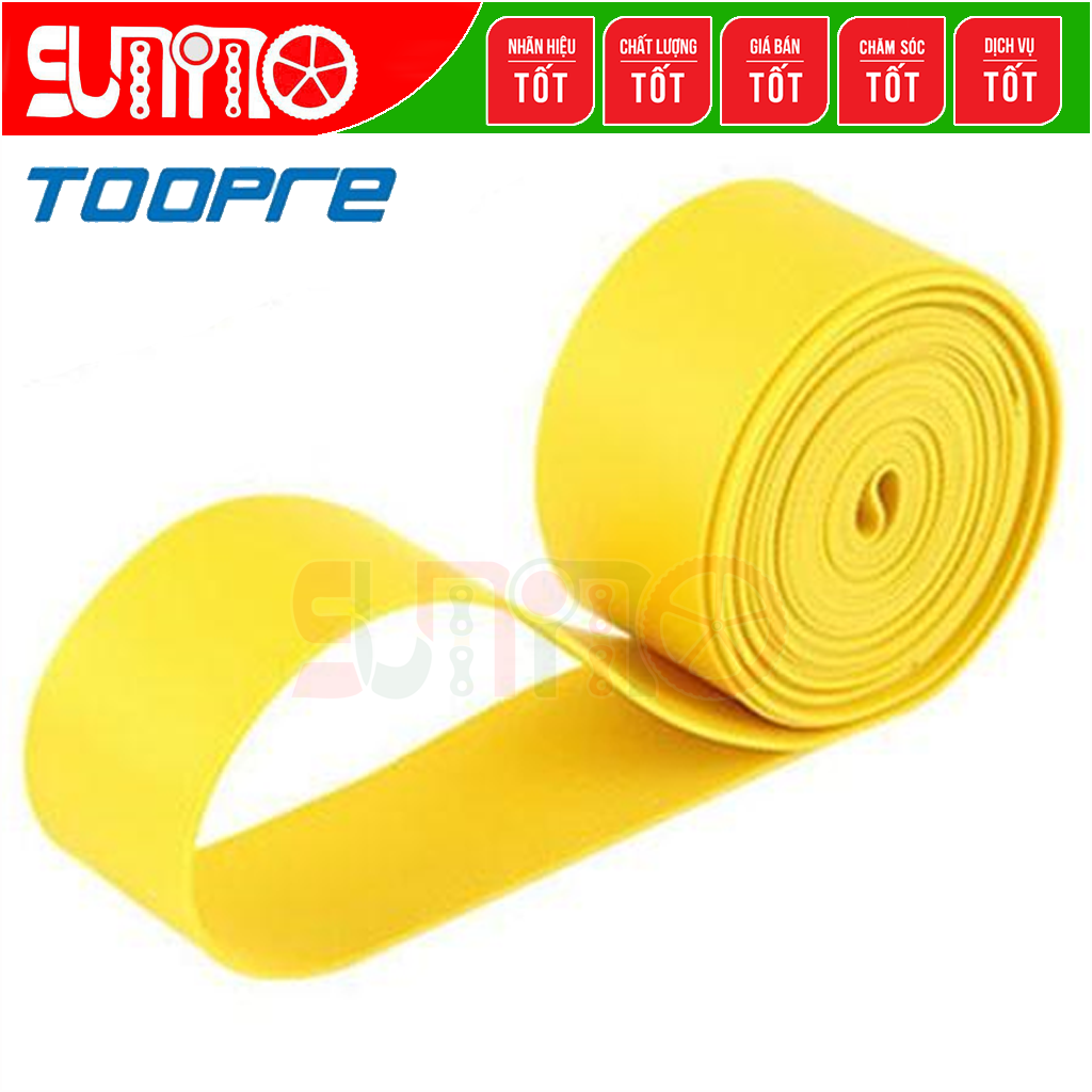 Dây tim gắn vành xe đạp TOOPRE màu vàng