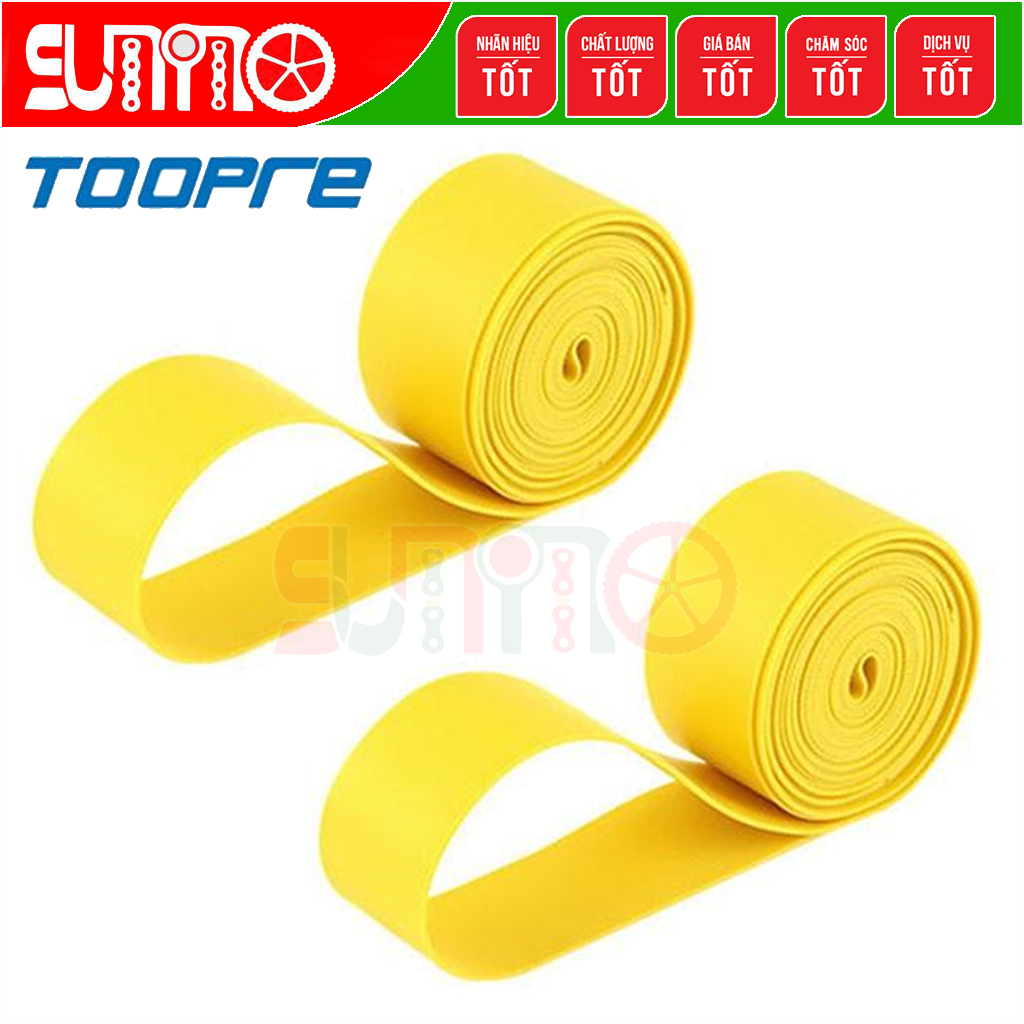 Dây tim gắn vành xe đạp TOOPRE màu vàng