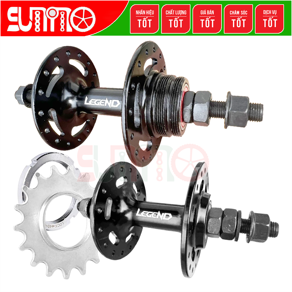 Đùm xe đạp fixed gear LEGEND 32 lổ