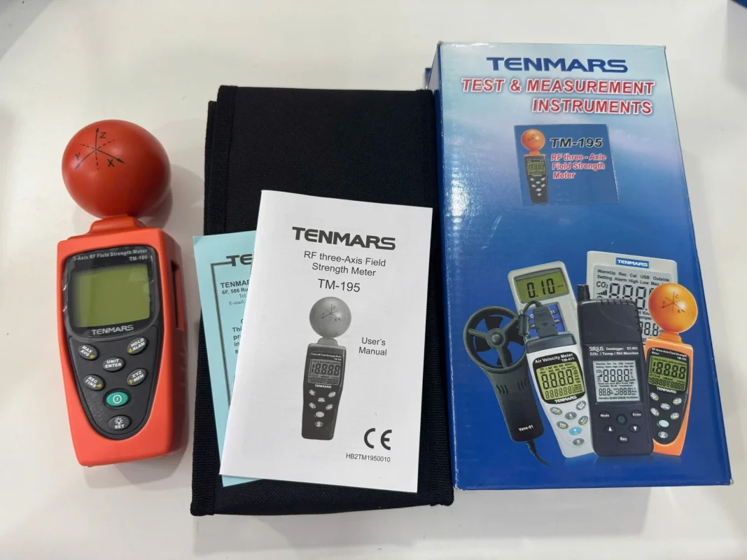 Máy đo cường độ điện trường Model: TM-195 Hãng SX: Tenmars 