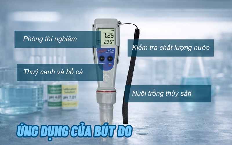 Bút đo pH, ORP (Oxy hóa khử) Model: AD14 Hãng SX: Adwa – Hungary