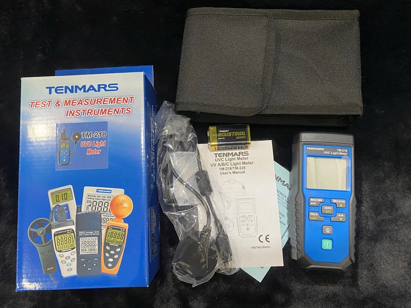 Máy đo ánh sáng UV Model : TM-218 Hãng SX : Tenmars - Đài Loan 