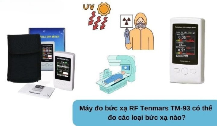 Máy đo phóng xạ Model: TM-93 Hãng SX: Tenmars