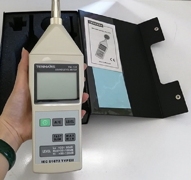 Máy đo ồn Sound level meter Model: TM-101 Hãng SX: Tenmars – Đài Loan