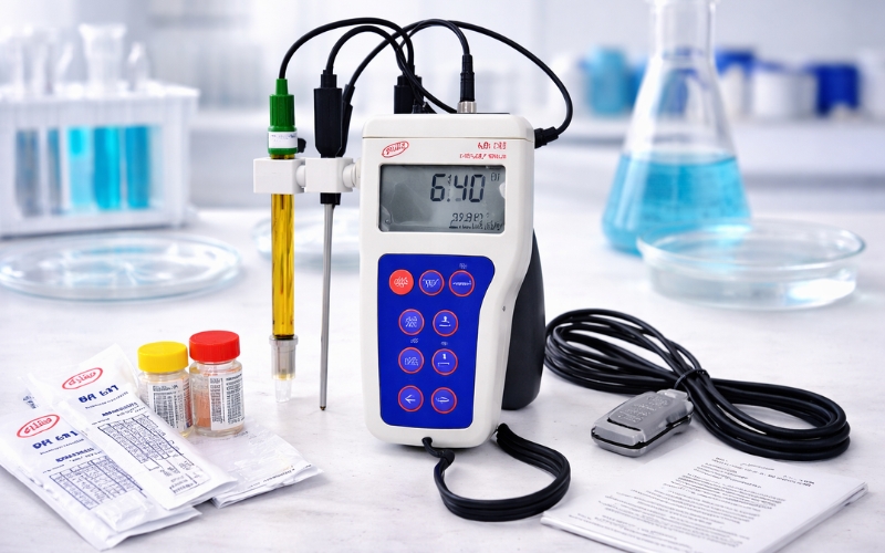 Máy đo pH, Nhiệt độ cầm tay Model: AD132 Hãng SX: Adwa – Hungary