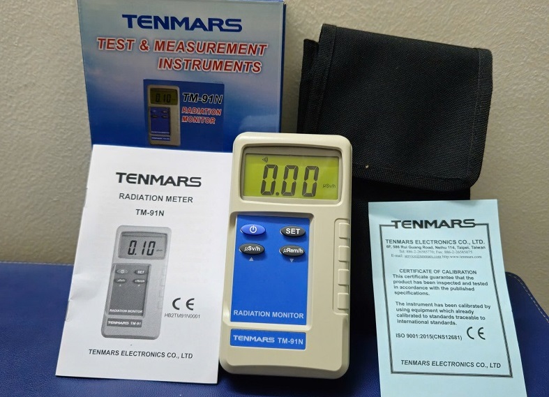Máy đo phóng xạ Model: TM-91N Hãng SX: Tenmars – Đài Loan