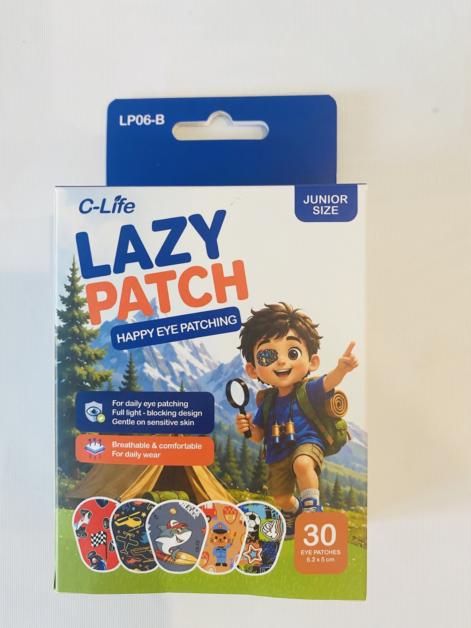 Băng dán mắt Lazy Patch LP06-B, 30 miếng/ hộp