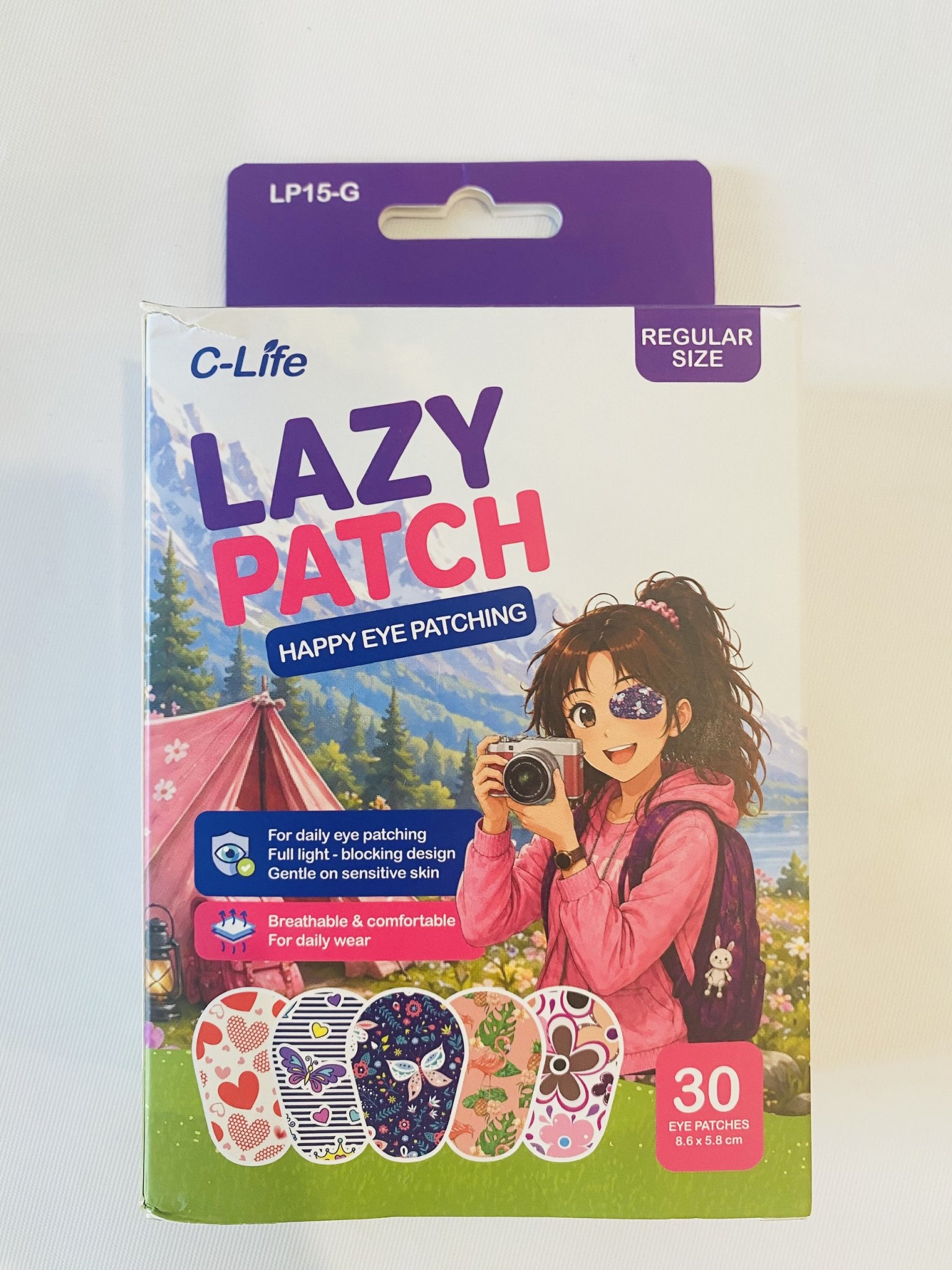 Băng dán mắt Lazy Patch LP15-G, 30 miếng/ hộp