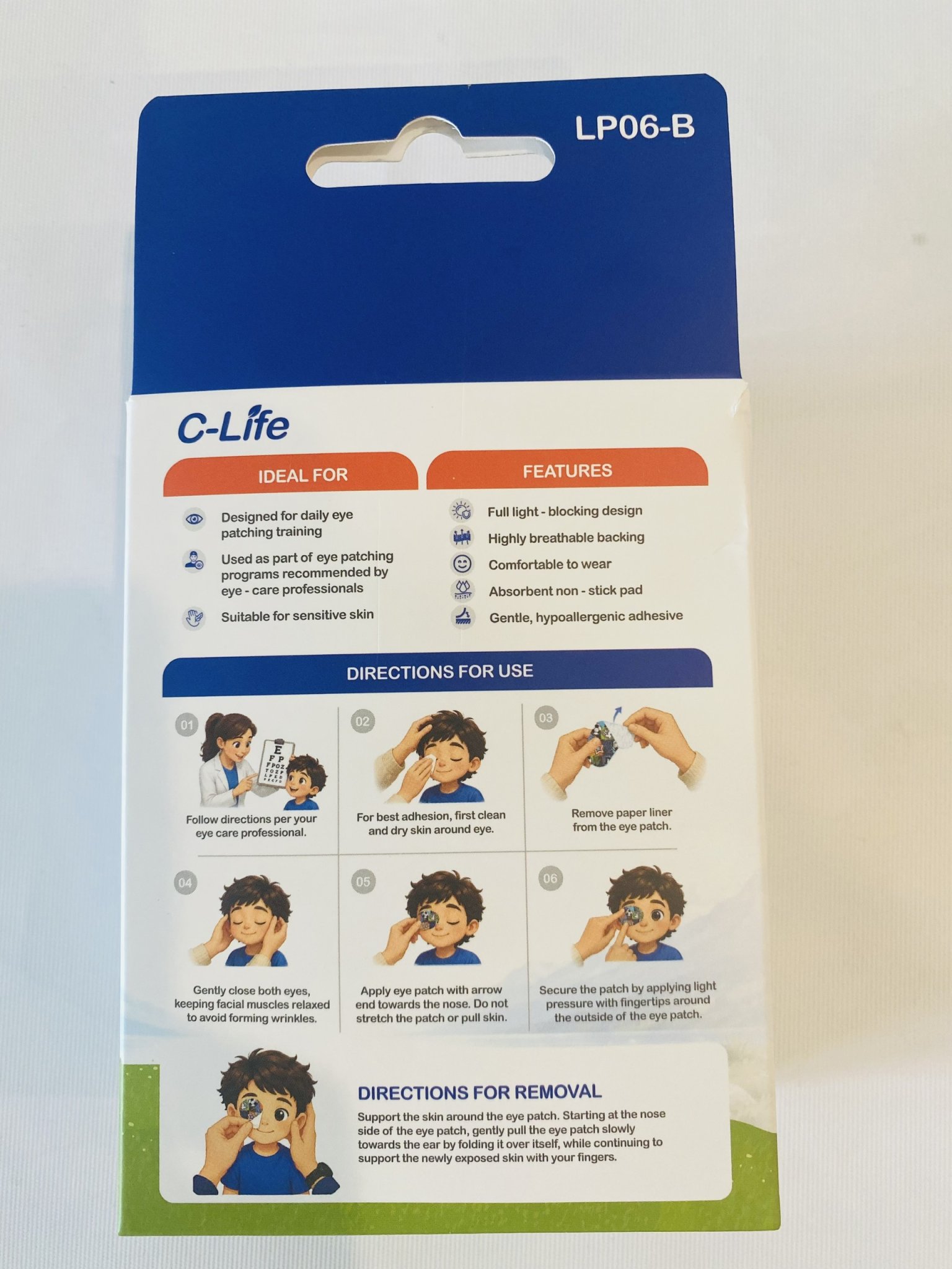 Băng dán mắt Lazy Patch LP06-B, 30 miếng/ hộp