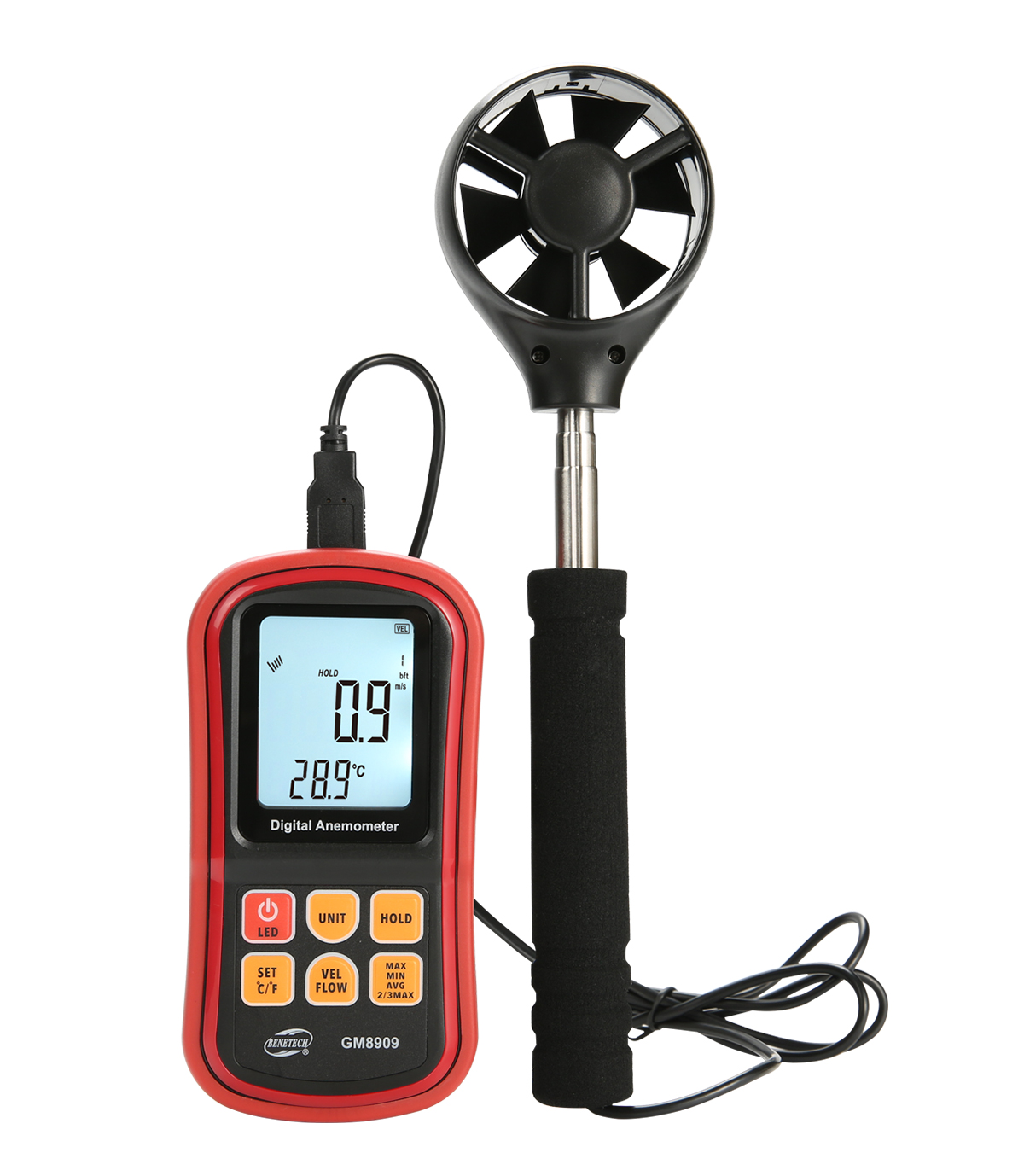 Máy đo gió kỹ thuật số GM8909