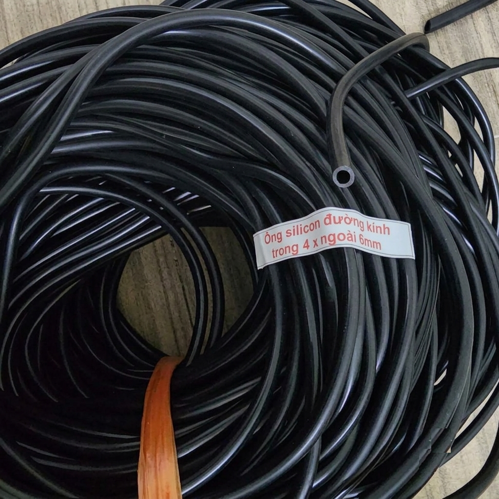 Ống Silicon chịu nhiệt màu đen nhiều kích thước