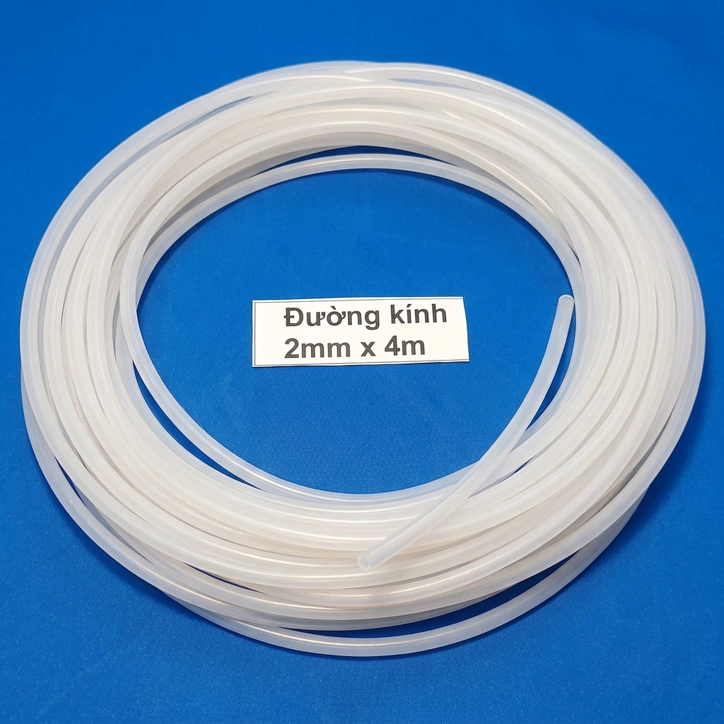 Ống Silicon chịu nhiệt màu đục sữa nhiều kích thước