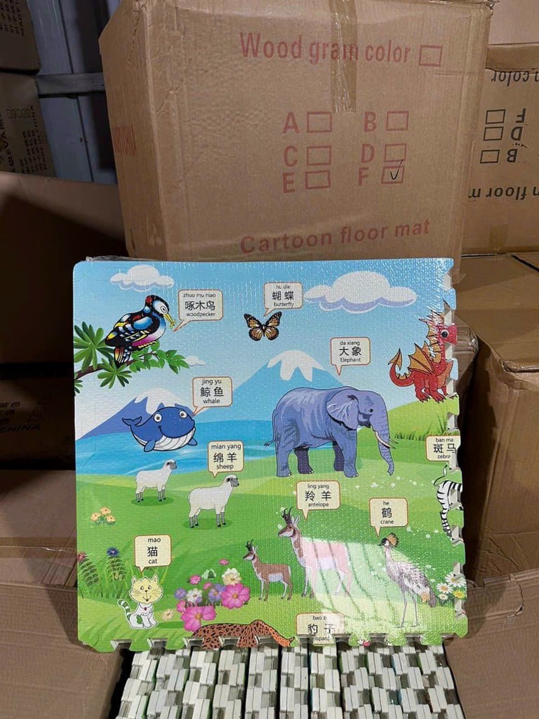 thảm xốp hình(4 tấm)