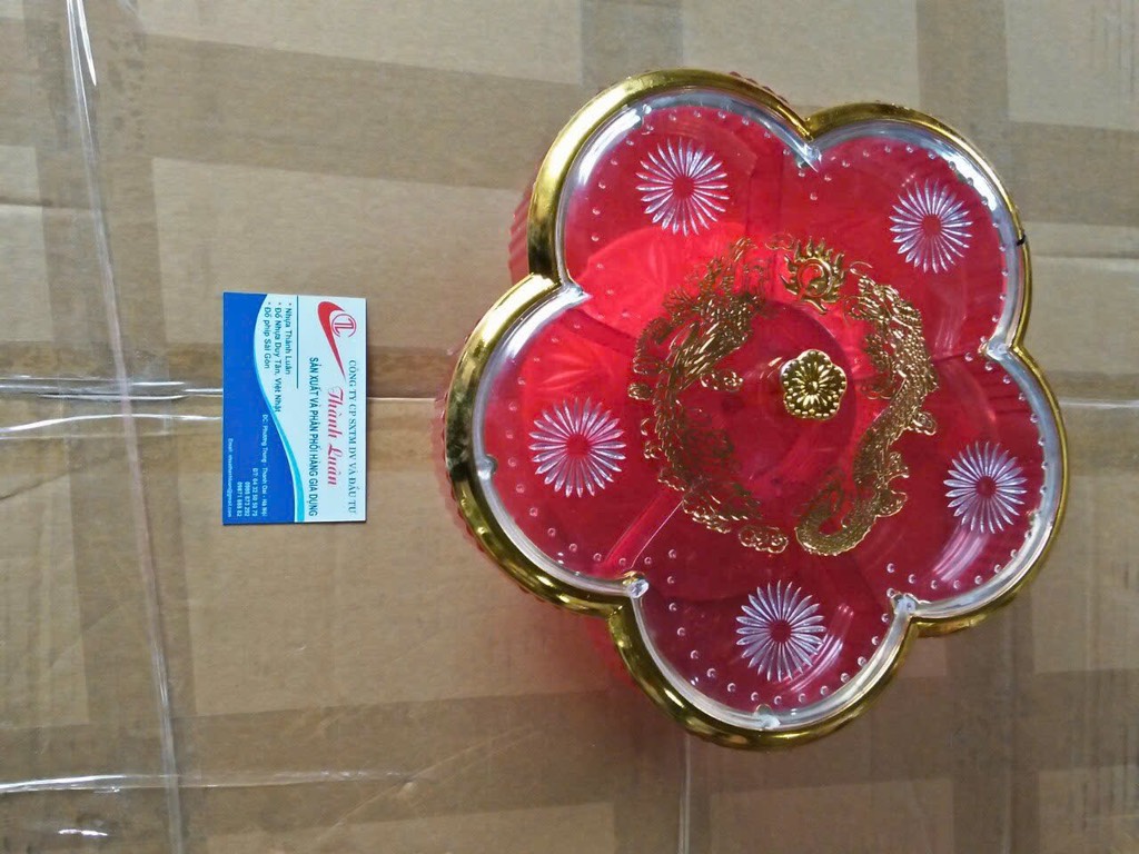 Mứt xoay có viền vàng TT