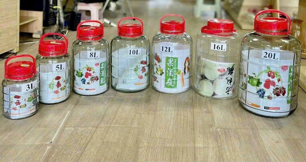 lọ quai tím 16l