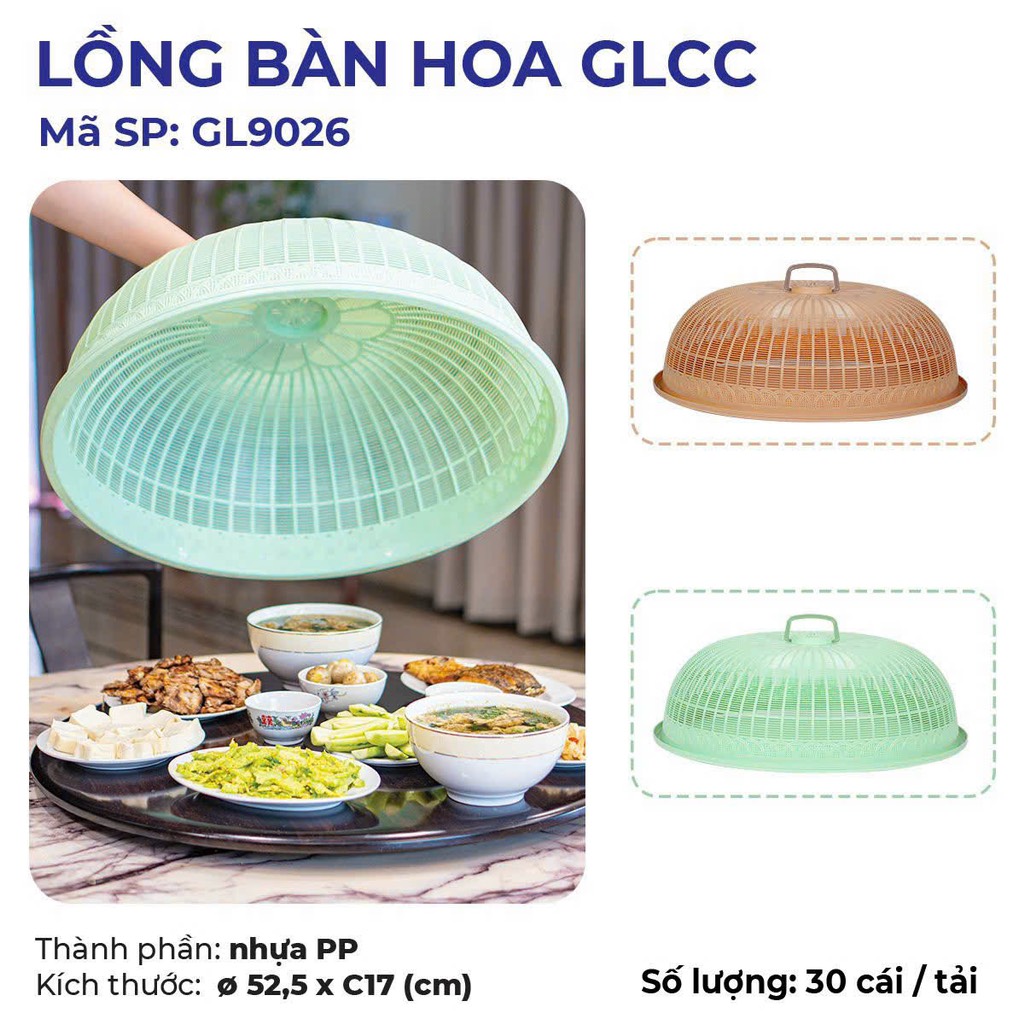 Lồng bàn hoa Gia Long CC 9026