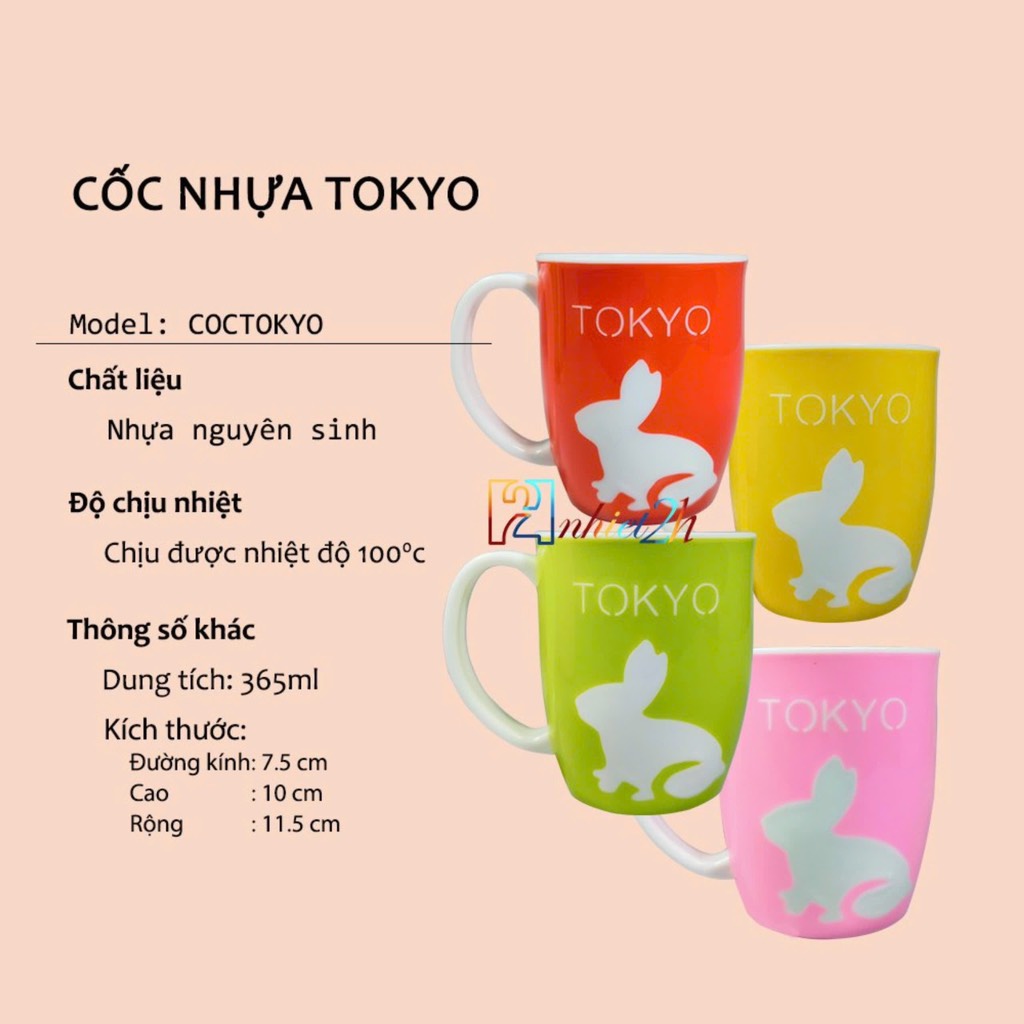 cốc phíp tokyo 365ml