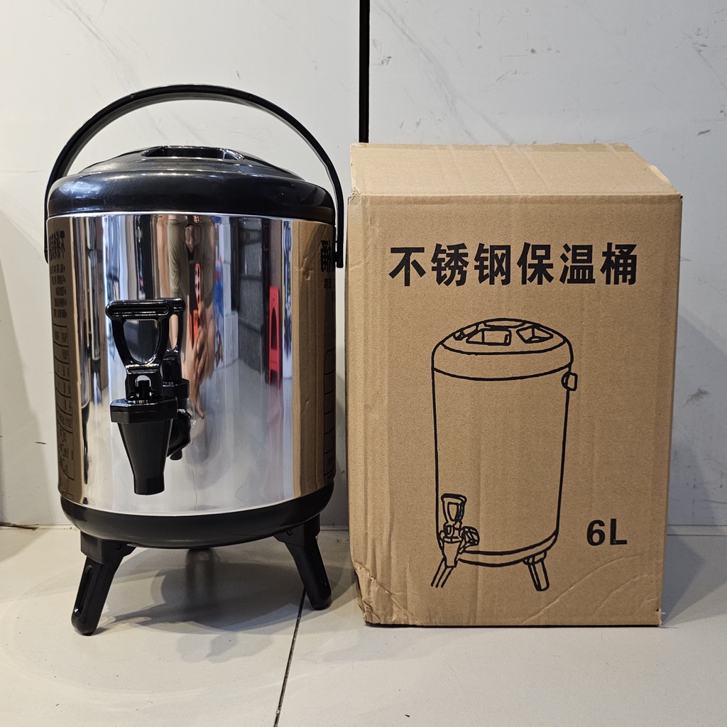 bình đựng trà inox 6L