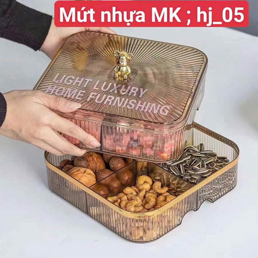khay mứt vuông meka HJ 05