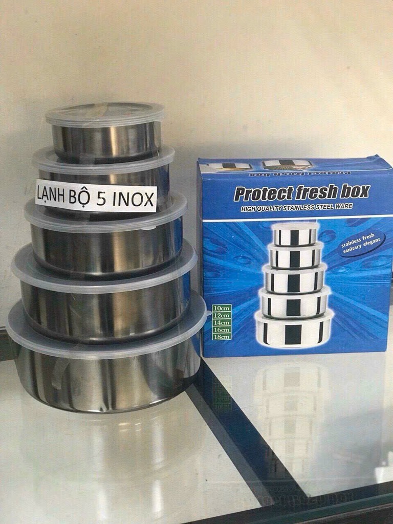 lạnh inox CN nắp nhựa bé