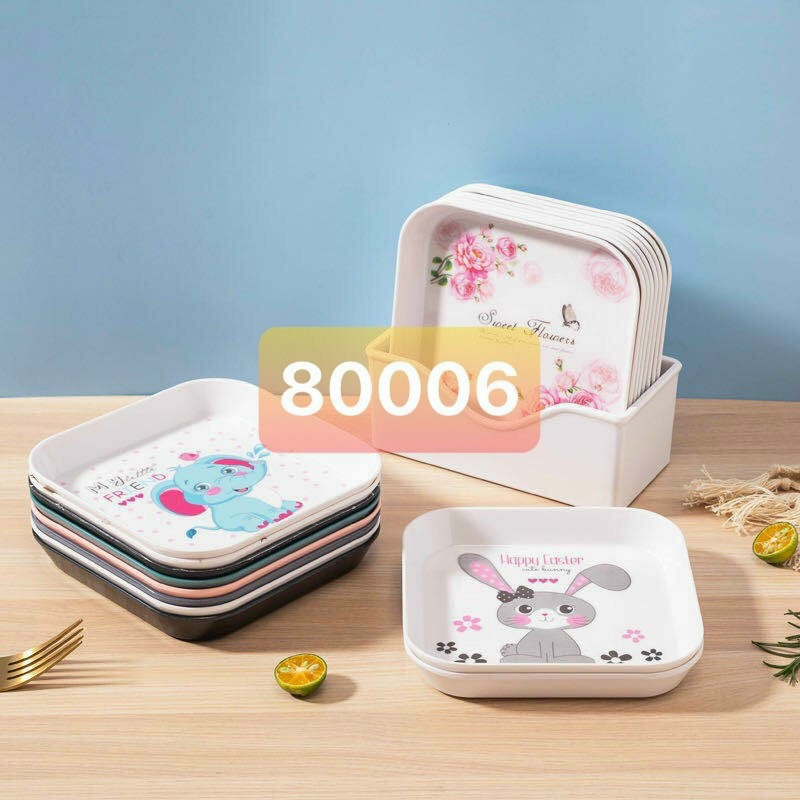 đĩa vuông đẹp 8006