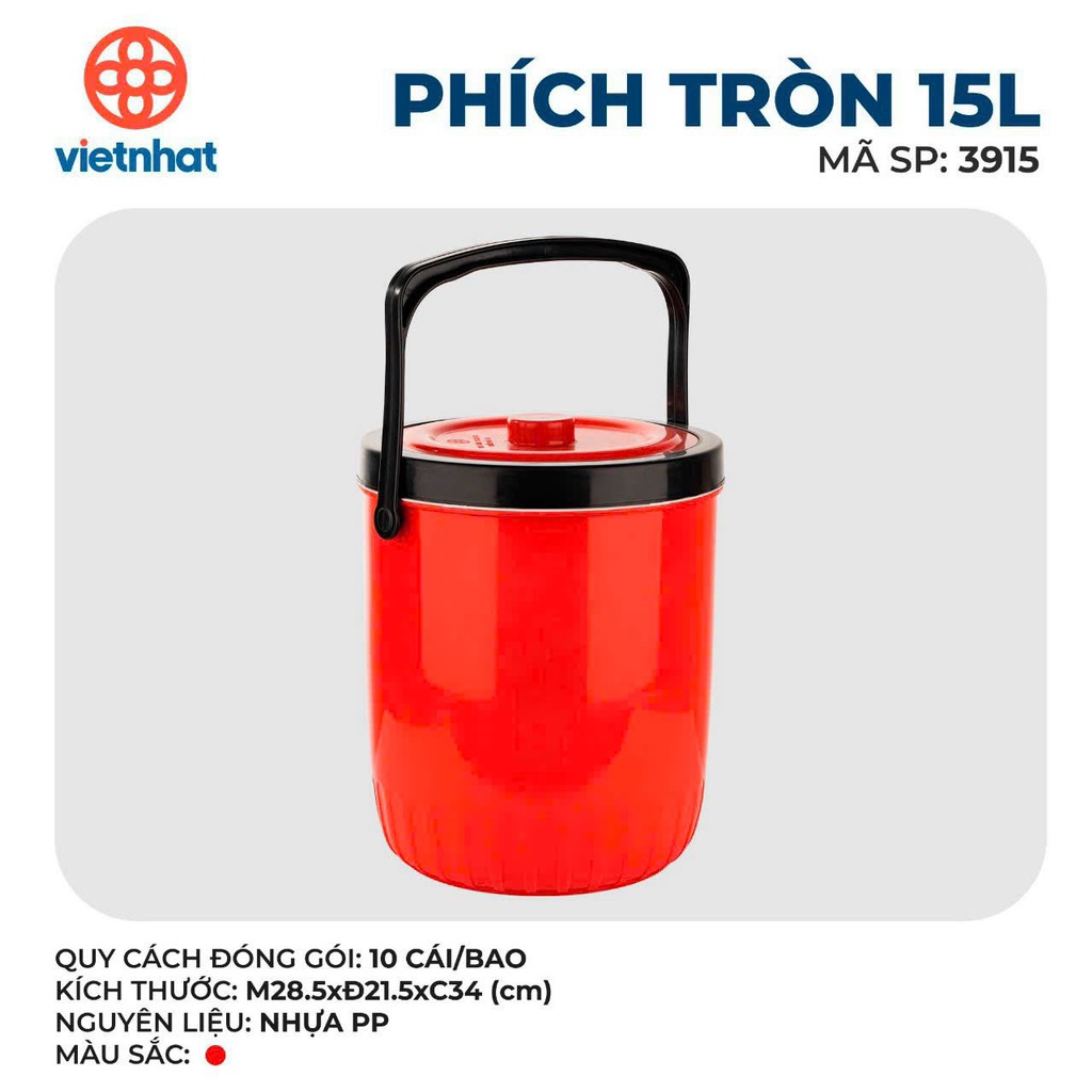 PHÍCH TRÒN 15L 3915